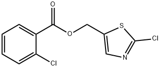 (2-CHLORO-1,3-THIAZOL-5-YL)METHYL 2-CHLOROBENZENECARBOXYLATE 结构式