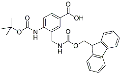 4-AMINO-3-(FMOC-AMINOMETHYL)-BENZOIC ACID 结构式