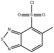 5-METHYL-2,1,3-BENZOTHIADIAZOLE-4-SULFONYL CHLORIDE 结构式