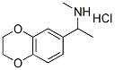[1-(2,3-DIHYDRO-BENZO[1,4]DIOXIN-6-YL)-ETHYL]-METHYL-AMINE HYDROCHLORIDE 结构式