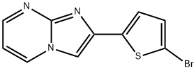 2-(5-BROMO-2-THIENYL)IMIDAZO[1,2-A]PYRIMIDINE 结构式