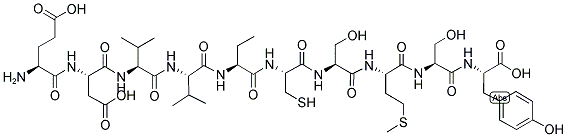 GLU-ASP-VAL-VAL-ABU-CYS-SER-MET-SER-TYR 结构式