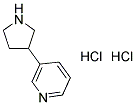 3-PYRROLIDIN-3-YL-PYRIDINE 2HCL 结构式