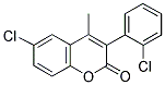 6-CHLORO-3(2'-CHLOROPHENYL)-4-METHYLCOUMARIN 结构式