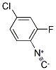 4-CHLORO-2-FLUORO-1-ISOCYANOBENZENE 结构式