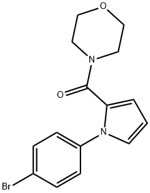 [1-(4-Bromophenyl)-1H-pyrrol-2-yl](morpholino)methanone 结构式