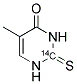 THIOTHYMINE [2-14C] 结构式