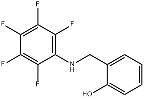 2-[(2,3,4,5,6-PENTAFLUOROANILINO)METHYL]BENZENOL 结构式