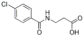 3-[(4-氯苯基)甲酰氨基]丙酸 结构式