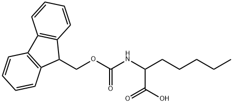 N-FMOC-RS-2-氨基庚酸 结构式