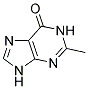 2-METHYL-1,9-DIHYDRO-6H-PURIN-6-ONE 结构式