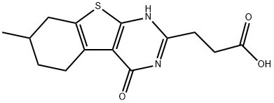 3-(7-Methyl-4-oxo-3,4,5,6,7,8-hexahydrobenzo[4,5]thieno[2,3-d]pyrimidin-2-yl)propanoicacid