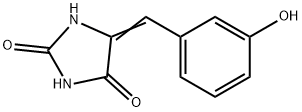 5-(3'-HYDROXYBENZYLIDENE)HYDANTOIN 结构式