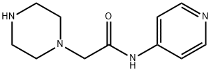 2-(哌嗪-1-基)-N-(吡啶-4-基)乙酰胺 结构式