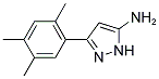 5-(2,4,5-TRIMETHYL-PHENYL)-2H-PYRAZOL-3-YLAMINE 结构式