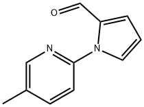 1-(5-甲基-2-吡啶基)-1H-吡咯-2-甲醛 结构式