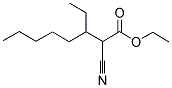 Ethyl 2-cyano-3-ethyloctanoate 结构式