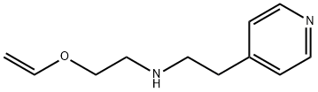 (2-PYRIDIN-4-YL-ETHYL)-(2-VINYLOXY-ETHYL)-AMINE 结构式