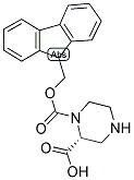 1-FMOC-PIPERAZINE-2-(R)-CARBOXYLIC ACID 结构式