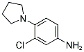 3-CHLORO-4-PYRROLIDIN-1-YL-PHENYLAMINE 结构式