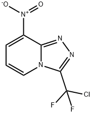 3-[CHLORO(DIFLUORO)METHYL]-8-NITRO[1,2,4]TRIAZOLO[4,3-A]PYRIDINE 结构式