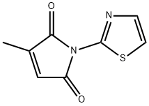 3-METHYL-1-(2,5-THIAZOLYL)-3-PYRROLINE-2,5-DIONE 结构式