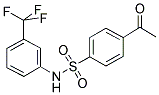 4-(3-Trifluoromethylphenyl)-sulfamylacetophenone 结构式