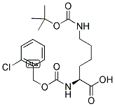 N-ALPHA-2-CHLORO-CARBOBENZOXY,N-EPSILON-T-BUTOXYCARBONYL-L-LYSINE 结构式