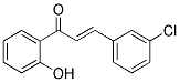 3-(3-Chlorophenyl)-1-(2-hydroxyphenyl)prop-2-en-1-one 结构式