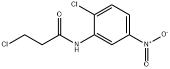 3-氯-N-(2-氯-5-硝基苯基)丙酰胺 结构式