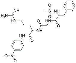 MESO2-D-PHE-GLY-ARG-PNA 结构式