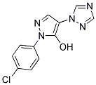 1-(4-CHLOROPHENYL)-4-(1H-1,2,4-TRIAZOL-1-YL)-1H-PYRAZOL-5-OL 结构式