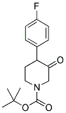 N-BOC-3-OXO-4-(4-FLUORO-PHENYL) PIPERIDINE 结构式