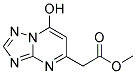 2-(7-氧代-1,7-二氢-[1,2,4]三唑并[1,5-A]嘧啶-5-基)乙酸甲酯 结构式