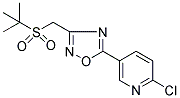 5-(3-[(TERT-BUTYLSULFONYL)METHYL]-1,2,4-OXADIAZOL-5-YL)-2-CHLOROPYRIDINE 结构式