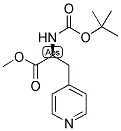 (S)-2-TERT-BUTOXYCARBONYLAMINO-3-PYRIDIN-4-YL-PROPIONIC ACID METHYL ESTER 结构式