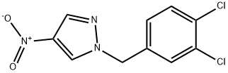 1-(3,4-DICHLORO-BENZYL)-4-NITRO-1H-PYRAZOLE 结构式