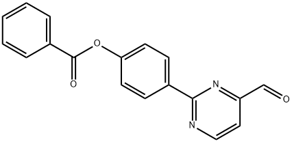 4-(4-FORMYL-2-PYRIMIDINYL)PHENYL BENZENECARBOXYLATE 结构式