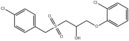 1-[(4-CHLOROBENZYL)SULFONYL]-3-(2-CHLOROPHENOXY)-2-PROPANOL