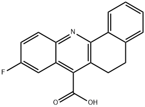 7-FLUORO-2-METHYL-1,2,3,4-TETRAHYDRO-ACRIDINE-9-CARBOXYLIC ACID 结构式