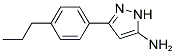 5-(4-PROPYL-PHENYL)-2H-PYRAZOL-3-YLAMINE 结构式