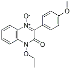 1-ETHOXY-3-(4-METHOXYPHENYL)QUINOXALIN-2(1H)-ONE 4-OXIDE 结构式