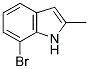 7-BROMO-2-METHYLINDOLE 结构式