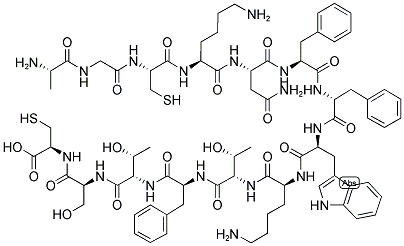 (D-PHE7)-SOMATOSTATIN-14 结构式