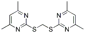 2-(([(4,6-DIMETHYLPYRIMIDIN-2-YL)SULFANYL]METHYL)SULFANYL)-4,6-DIMETHYLPYRIMIDINE 结构式