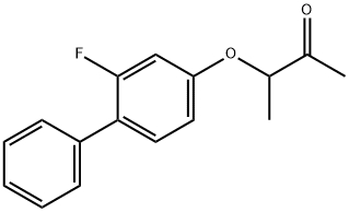 3-((2-氟代-[1,1'-联苯]-4-基)氧基)丁-2-酮 结构式