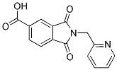 1,3-DIOXO-2-PYRIDIN-2-YLMETHYL-2,3-DIHYDRO-1H-ISOINDOLE-5-CARBOXYLIC ACID 结构式