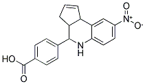 4-(8-NITRO-3A,4,5,9B-TETRAHYDRO-3H-CYCLOPENTA [C]QUINOLIN-4-YL)BENZOIC ACID 结构式