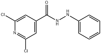 2,6-DICHLORO-N'-PHENYLISONICOTINOHYDRAZIDE 结构式