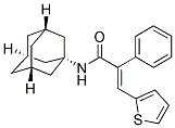 (E)-N-(1-ADAMANTYL)-2-PHENYL-3-(2-THIENYL)-2-PROPENAMIDE 结构式